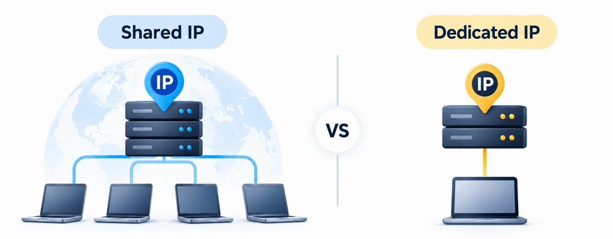 共享 IP 与专用 IP 对比